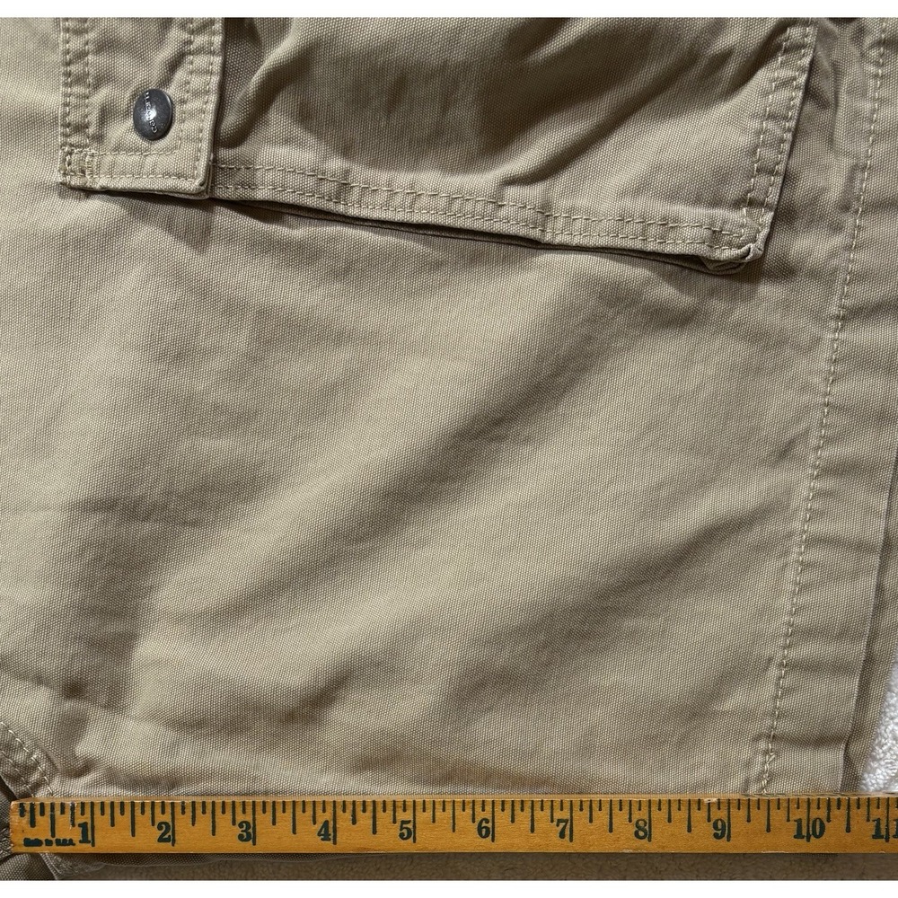 Carhartt Mens Rugged Relaxed Fit Canvas Cargo Shorts 34 Beige Outdoor Hiking 513 - Picture 6 of 9